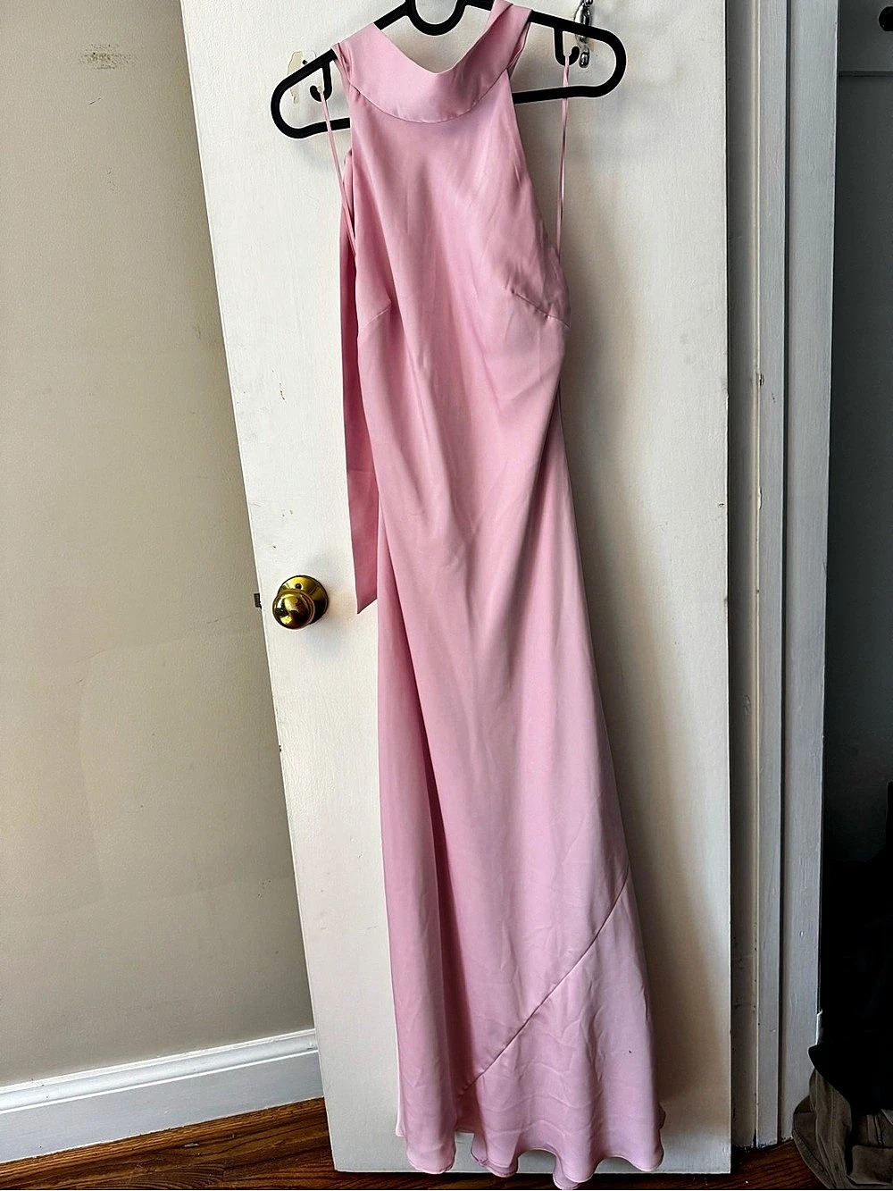 Nili Lotan Slip Dress Maxi in Pink, Aritzia - Picture 3 of 6